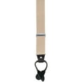 thumbnail image 3 of CTM  1.375 Inch Wide Solid Color Y-Back Button-End Suspenders (Men), 3 of 4