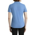 thumbnail image 5 of Womens EZPerformance Polyester Pique Polo T-Shirt Carolina Blue 4X-Large, 5 of 5