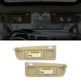 thumbnail image 2 of Right Passenger Side Sun Visor With Makeup Mirror, For Honda Civic 2006-2011, Replace 83230-SNA-A01ZE Front Sunvisor Sun Blocker -Copilot-right-beige, 2 of 5