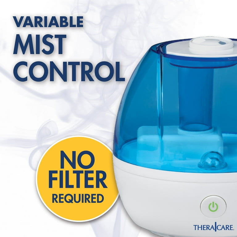 Thera|Care Cool Mist Ultrasonic Humidifier | For Medium Size