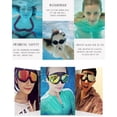 thumbnail image 2 of Adult Swimming Goggles Silicone Large Frame Swim Glasses Anti-Fog UV Mask, 2 of 4