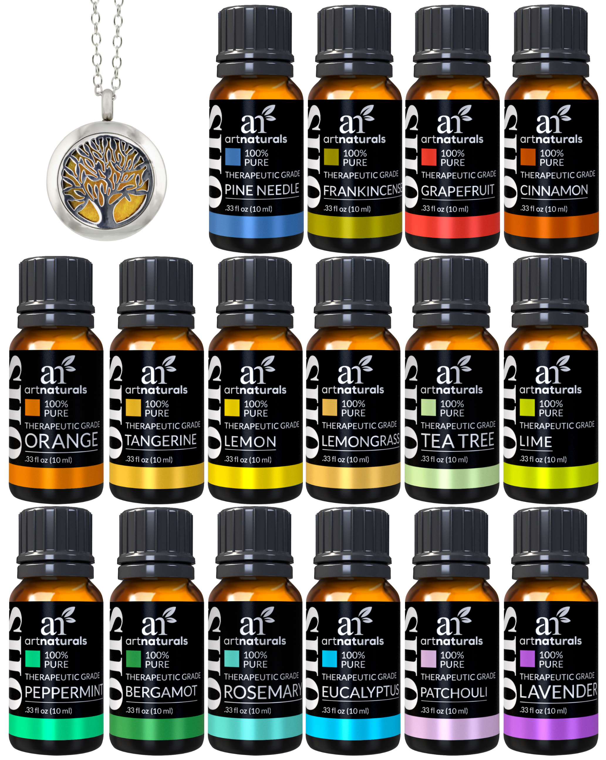 ArtNaturals Aromatherapy Top16 Essential Oils (16 x 10ml