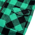 thumbnail image 7 of hoksml Men's Plaid Shirt Jacket Full Zip Up Point Collar Long Sleeve Shacket for Fall Winter Daily Casual Work Comfort, 7 of 7