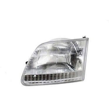 Left Driver Side Headlight Assembly - Compatible with 1997 - 2002 Ford Expedition 1998 1999 2000 2001