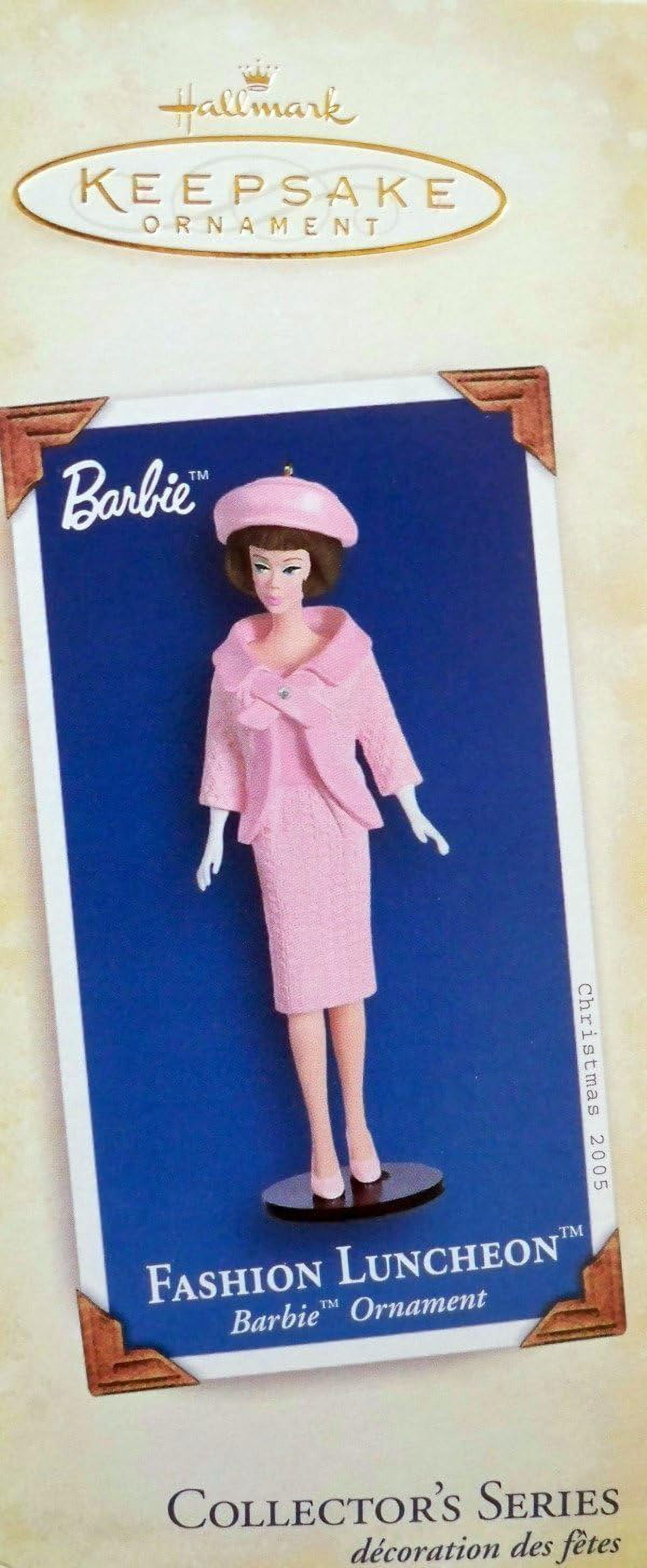 Hallmark Keepsake Barbie Fashion Luncheon Ornament 12th in Series 2005 QX2305