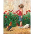 thumbnail image 2 of Dudley, June 20x24 White Modern Wood Framed Museum Art Print Titled - Country Girl, 2 of 4