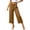 Yellow, variant on Vrorvz Polka Dot Capri for Womens Drawstring Elastic Waisted Capris Wide Leg Summer Casual Trouser with Pockets