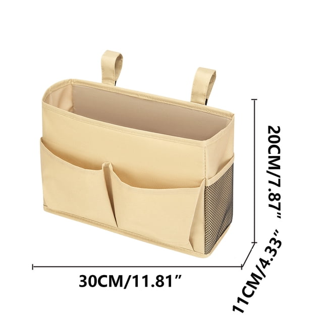 Storage Bag Organizer Bedside Cabinet Storage Bag Large Capacity Bedside Storage Bag Dormitory Upper Storage Bag Mobile Phone Hanging Bag Bed Bed with Storage