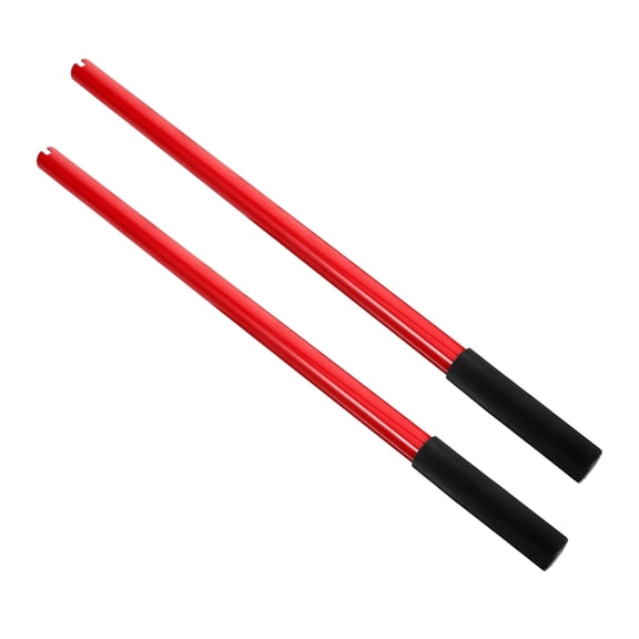 WEUVEB 2-Pack Red Vertical Hydraulic Jack Handle Replacement Extended Lever Rod for Automotive Car Repair Tools