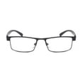 thumbnail image 4 of 5 Pairs Mens Rectangular Blue Light Blocking Reading Glasses Spring Hinge Readers +4.00, 4 of 6