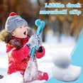 thumbnail image 1 of Clip para hacer bolas de nieve con forma de pato juguetes de nieve o arena para jugar al aire libre para niños azul, 1 of 6