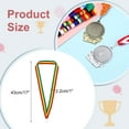 thumbnail image 2 of Uxcell 25Pcs Award Neck Ribbons with Snap Clip Medal Lanyards Red/Yellow/Green, 2 of 7