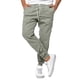 thumbnail image 1 of Pantalones largos de moda para hombre, casuales, de color puro, para exteriores, con cremallera y bolsillo, pantalones deportivos para hombre, 1 of 4