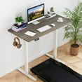 thumbnail image 1 of Costway 48" x 24" Electric Standing Desk with LED Display 2 Memory Height Settings for Home Gray+White, 1 of 9