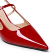 thumbnail image 5 of Dream Pairs Women’s Pointed Toe Pumps Slingback Kitten Heels,, 5 of 7