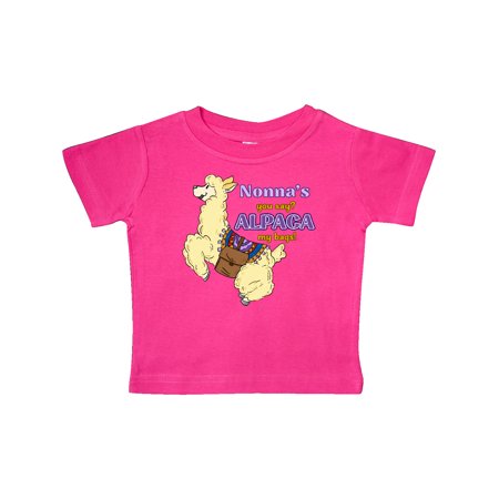 

Inktastic Nonna s You Say ALPACA my Bags with Cute Jumping Alpaca Gift Baby Boy or Baby Girl T-Shirt