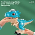 thumbnail image 4 of B Alloy Dinosaur Transforming Robot Model Simulation Assembly Display Case Childrens Educational Toy For Ages 4 Plus With 2 Modes, 4 of 8