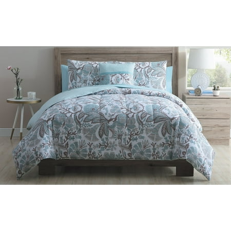 Vcny Home Dena Reversible Bed In A Bag Comforter Set Queen