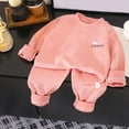 thumbnail image 5 of masbird Girls Boys Print Pajamas 2 Pieces Long Sleeve Jammies Set Toddler Pjs Fall Winter Sleepwear 6-12 Months 12-24 Months 2t 3t 4t 5t 6t 7t 8t 9t Children(Pink,4-5 Y), 5 of 5