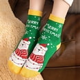 thumbnail image 4 of Womens Christmas Stockings To Keep Warm Sock Lightweight Cotton Socks, 4 of 4