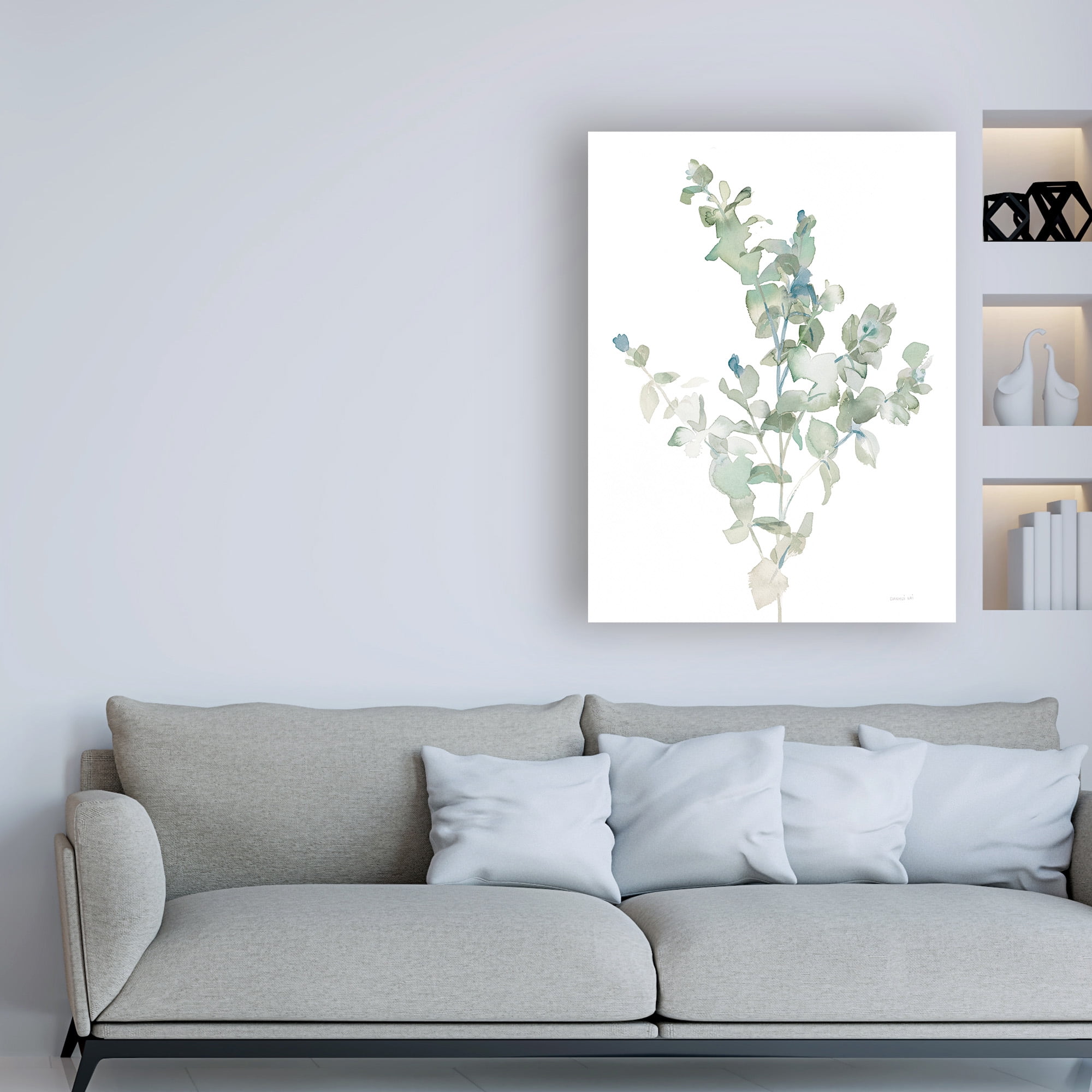 Trademark Fine Art 'Eucalyptus II Cool' Canvas Art by Danhui Nai
