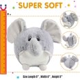 thumbnail image 2 of Creative Musical Glow Elephant Chubby Light up Stuffed Elephant Plush Toys Animated Soothe Kids Emotions Christmas Festival Gift for Toddlers,9'', 2 of 5