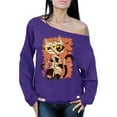 thumbnail image 1 of Awkward Styles Halloween Sweatshirt Mummy Cat Off Shoulder Tops for Women, 1 of 4