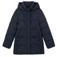 thumbnail image 5 of Wancir Womens Zipper Hooded Puffer Jacket Long Sleeve Winter Warm Down Coats with Pockets, 5 of 7