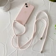 thumbnail image 7 of Crossbody Lanyard Silicone Phone Case For iPhone 15 14 11 12 13 Pro Max Mini 8 7 6 Plus 10 X Xr Xs Max SE 2020 Love Heart Cover, 7 of 7
