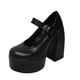 thumbnail image 2 of Sentido de las mujeres del banquete personal Hebilla Boca baja Grueso Tacón alto Grueso con zapatos individuales Wmkox8yii hfjk3861, 2 of 9