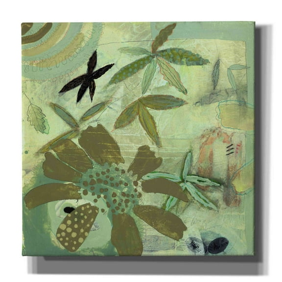 Epic Graffiti 'Floral Fantasies 2' by Aleah Koury, Canvas Wall Art, 26"x26"