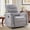 Gray-Fabric-Manual, variant on Ebello Manual Fabric Swivel Rocker Recliner, Silent Nursery Glider Chair with Soft Armrests & Backrest for Bedroom Apartment Living Room, Gray