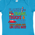 thumbnail image 4 of Inktastic Planes Trains Trucks and Toys Nothing Quite Like Little Boys Boys Baby Bodysuit, 4 of 5