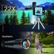 thumbnail image 2 of Apexel Phone Lens Kits 4 In 1 Camera Lens Kits-22x Telephoto Lens205fisheye Lens120wide Angle Lens20x Macro Lenstripod And Remote Shutter For Iphone, 2 of 5