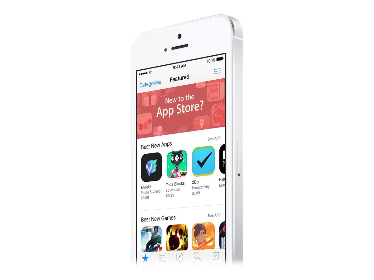 Apple iPhone SE - Smartphone - 4G LTE - 64 GB - 4" - 1136 x 640 pixels (326 ppi) - Retina - 12 MP (1.2 MP front camera) - Sprint Nextel - silver