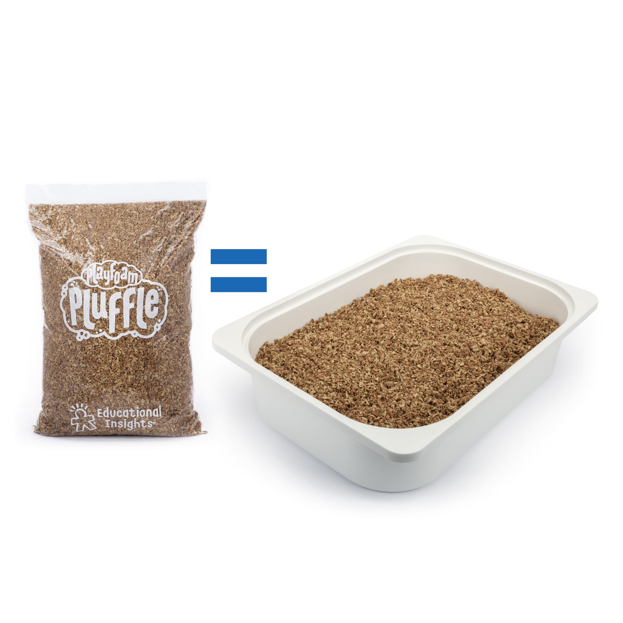 Educational Insights Pluffle Sand Bulk Pack, Sensory Bin Filler, Play Foam Set, Kids Ages 3+