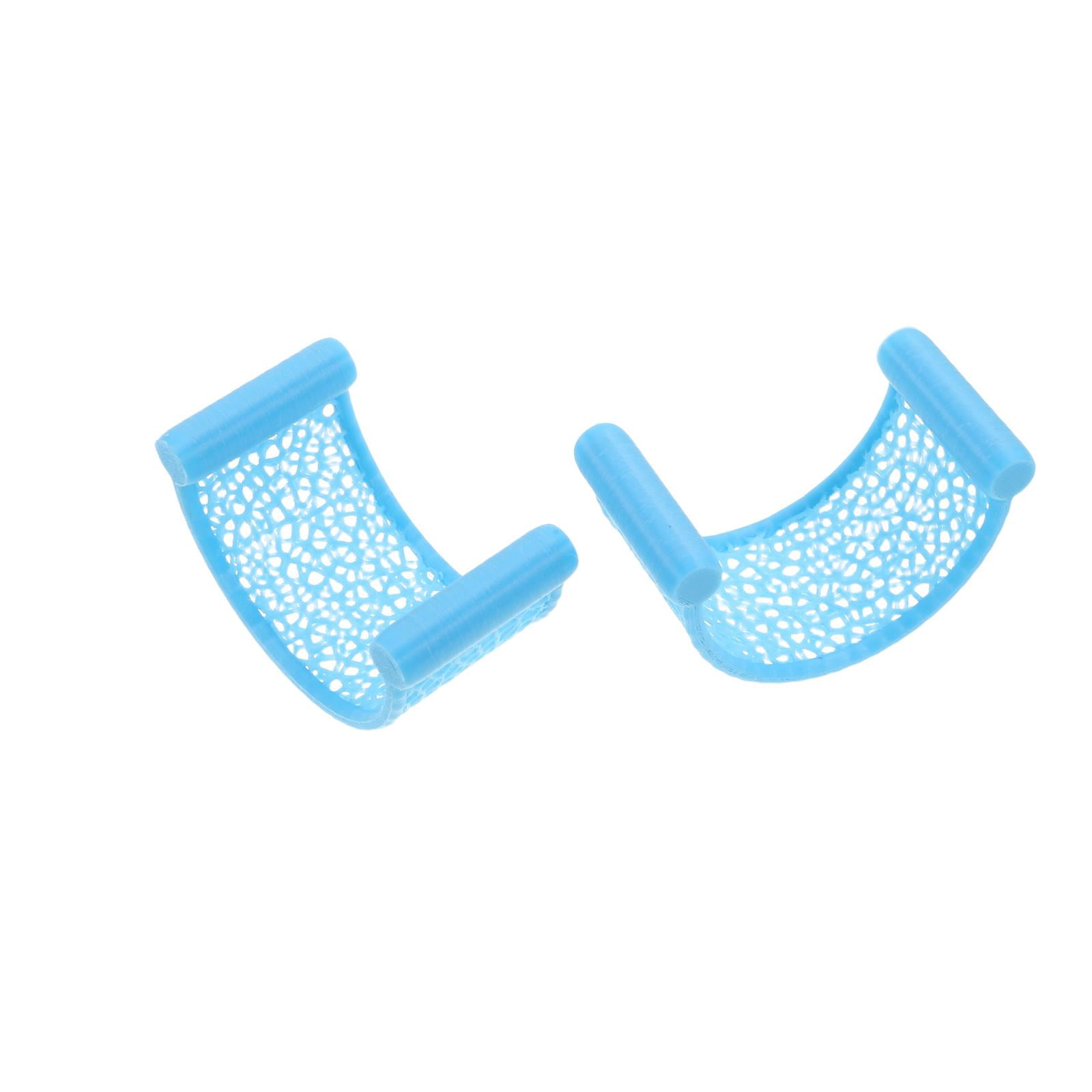 WEUVEB 2Pcs Aquarium Floating Betta Fish Cave Sky Blue Betta Lounging Hammock Decor