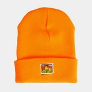 Ben Davis Beanie Unisex Acrylic Cuffed Knit Hat Mens Double Layered Casual Cap, Black, OS