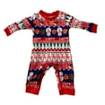 thumbnail image 3 of GYRATEDREAM Christmas Family Pajamas Sets, Christmas Family Matching Pajamas Sleepwear, Xmas Holiday Deer Snowman Print Family Pjs Jammies Nightwear Loungewear for 3M-4XL, 3 of 6