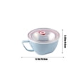 thumbnail image 4 of Sentmoon Ramen Bowl Noodle Bowl Straw Small Size Rice Bowl Soup Bowl Household Tableware s Scald Bowl Soaking Bowl, 4 of 7
