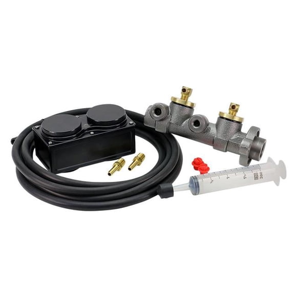 Master Power Brakes MC390360P4 1 in. Bore, Left or Right Hand Ports Dual Reservoir Corvette Style Master Cylinder