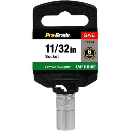 UPC: 0035794122034 | Pro-Grade 12204 0.25 Drive x 0.34 in. 6 Point Socket