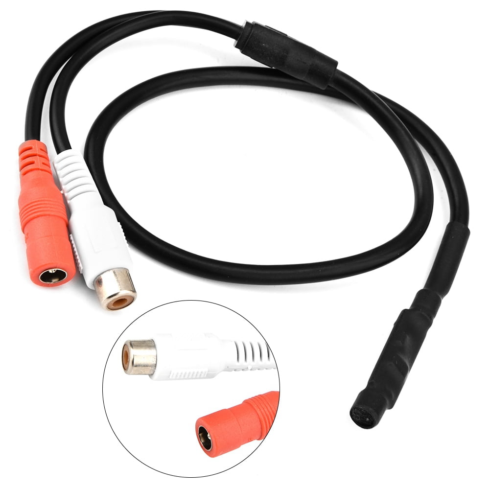Sensitive Audio Pickup Mic Microphone For CCTV Security System Covert DVR