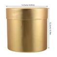 thumbnail image 2 of OULII Elegant Golden Flower Arrangement Box Round Design for Wedding and Party Decor, 2 of 8
