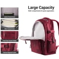 thumbnail image 5 of Forest Myth Backpack for Men and Women, Water Resistant College School Bag,Lightweight Travel Backpack,Large Size, Wine Red, 5 of 7