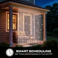 thumbnail image 4 of Monster Smart Curtain Lights RGBIC + Multiwhite, 520 LEDs, 4.9ft x 6.5ft, App & Voice Controlled, Sound Reactive, Indoor/Outdoor, 4 of 8