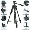 thumbnail image 5 of Zomei Z-1200 Portable Tripod with Phone Clip and Bluetooth Remote Black, 5 of 8