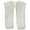 White, variant on Womens Long Soft Plush Blue Cable Knit Winter Gloves
