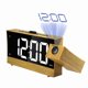 thumbnail image 1 of Reloj despertador con proyección de radio LED, despertador digital, temporizador de apagado automático ajustable (enchufe de la UE de 100 a 240 V), 1 of 10