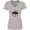 Athletic Heather, variant on Inktastic Buffalo Cute Western Pattern Women's V-Neck T-Shirt